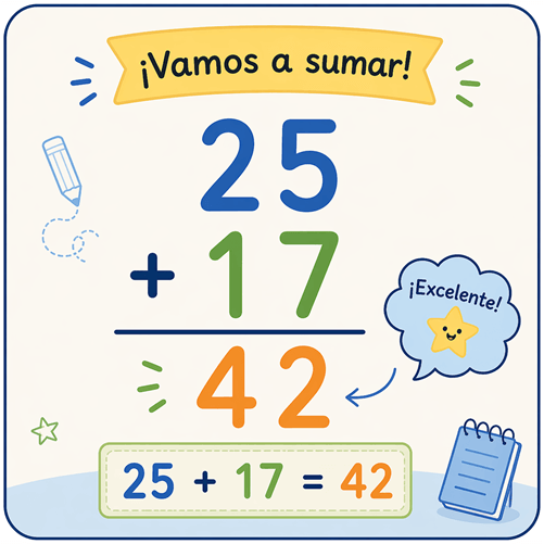 Vista previa del juego Sumas para Ninos de 2 digitos